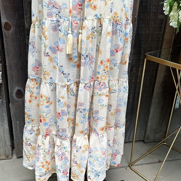 SHEER OVERLAY DRESS, Size M - Picture 4 of 9